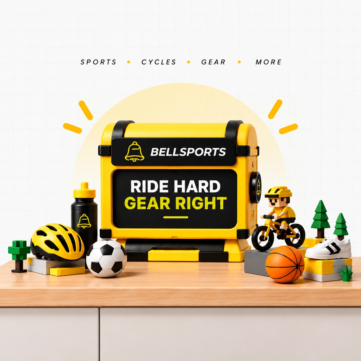 Bell Sports gear — ride hard, gear right